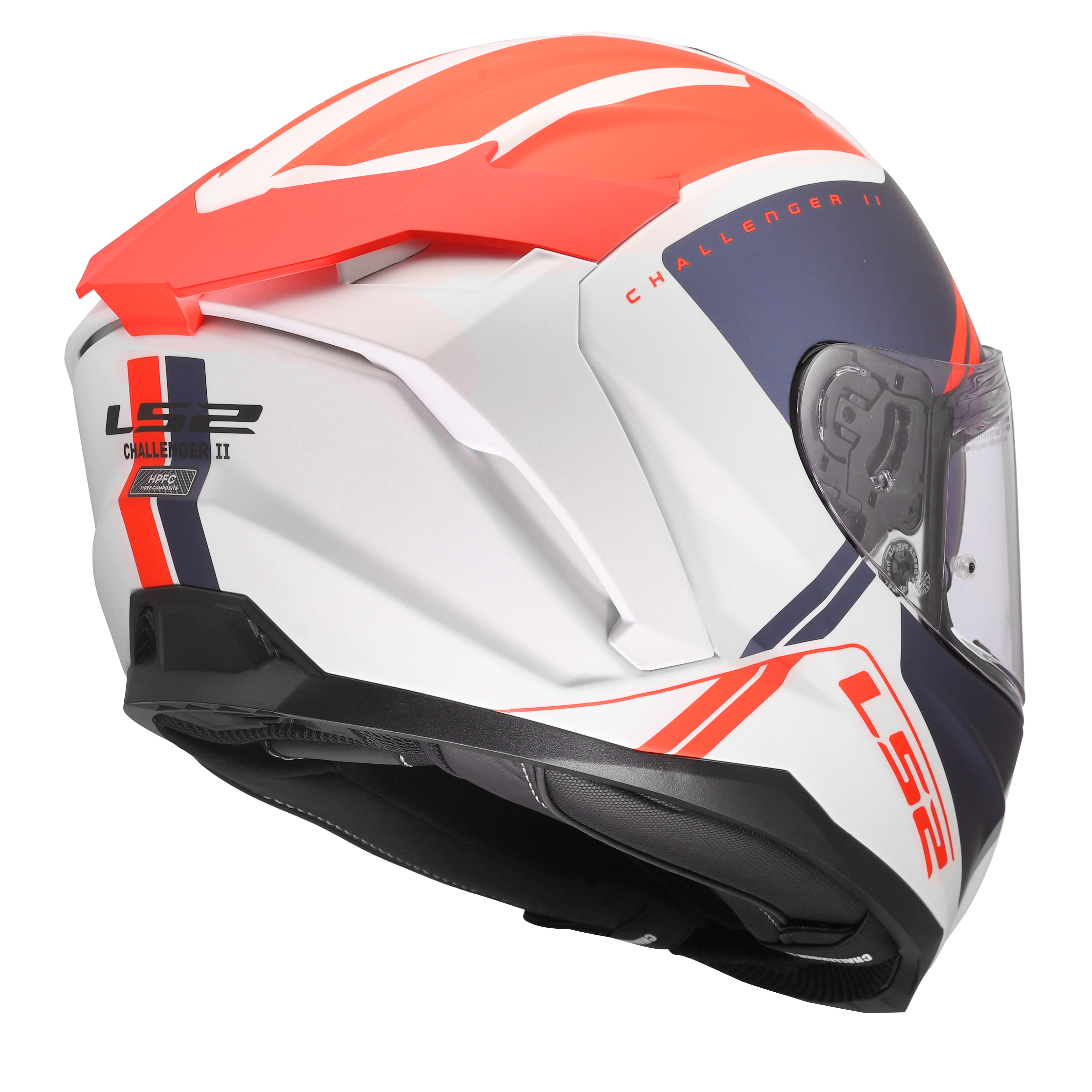 LS2 FF817 CHALLENGER II TITAN WHITE BLUE RED 168170602 (5)